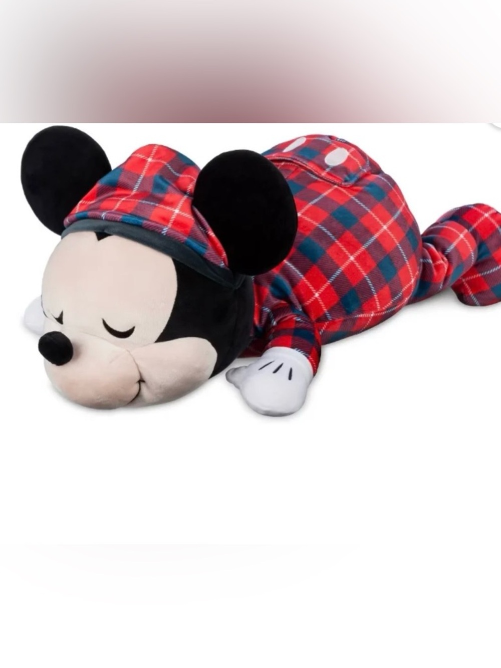 Disney Flannel Mickey Mouse Kids Cuddleez Plush NWOT